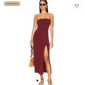 Free People Hayley Midi in Russet Acorn